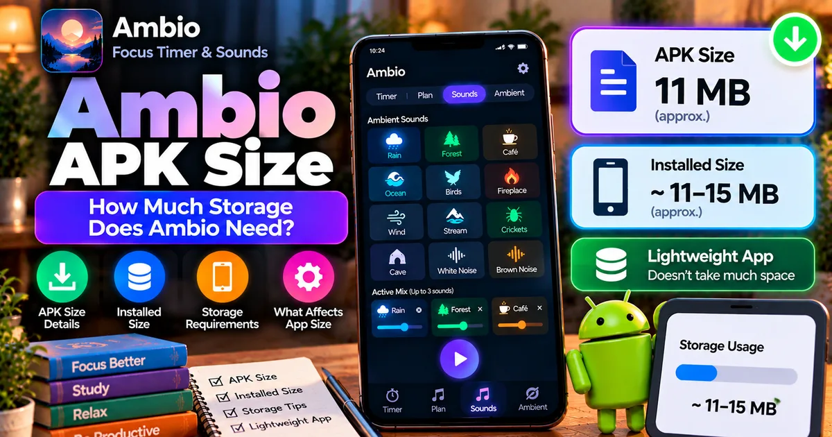 Ambio APK Size: How Much Storage Does Ambio Need?
