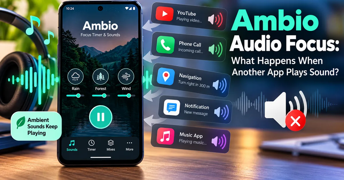 Ambio Audio Focus: What Happens When Another App Plays Sound?