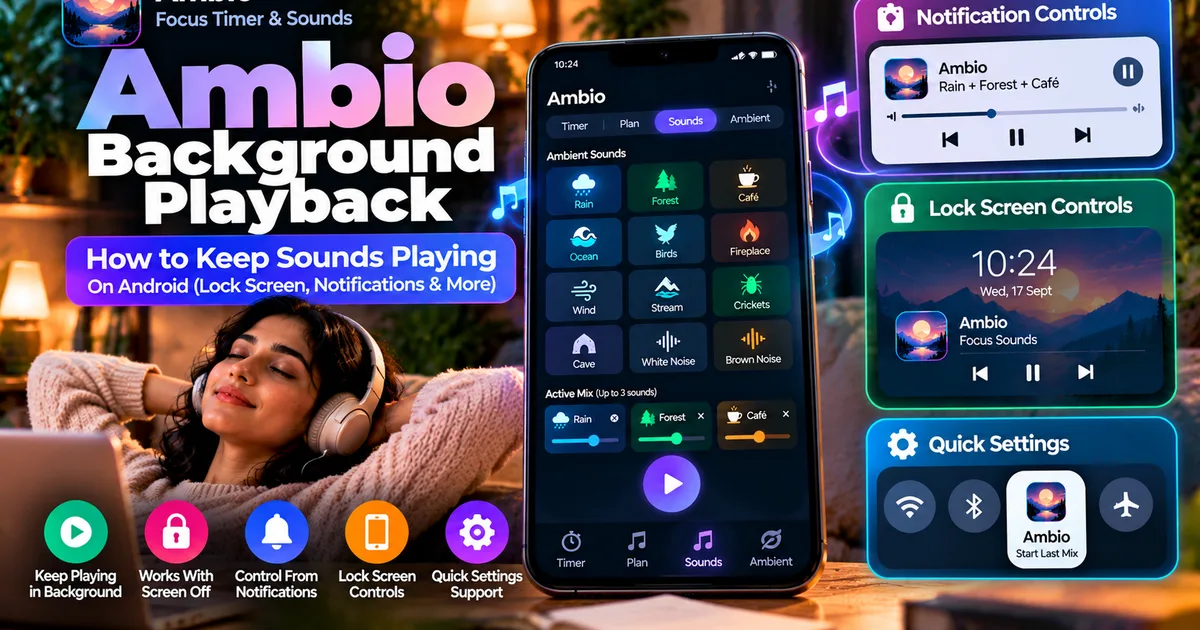 Ambio Background Playback: How to Keep Sounds Playing