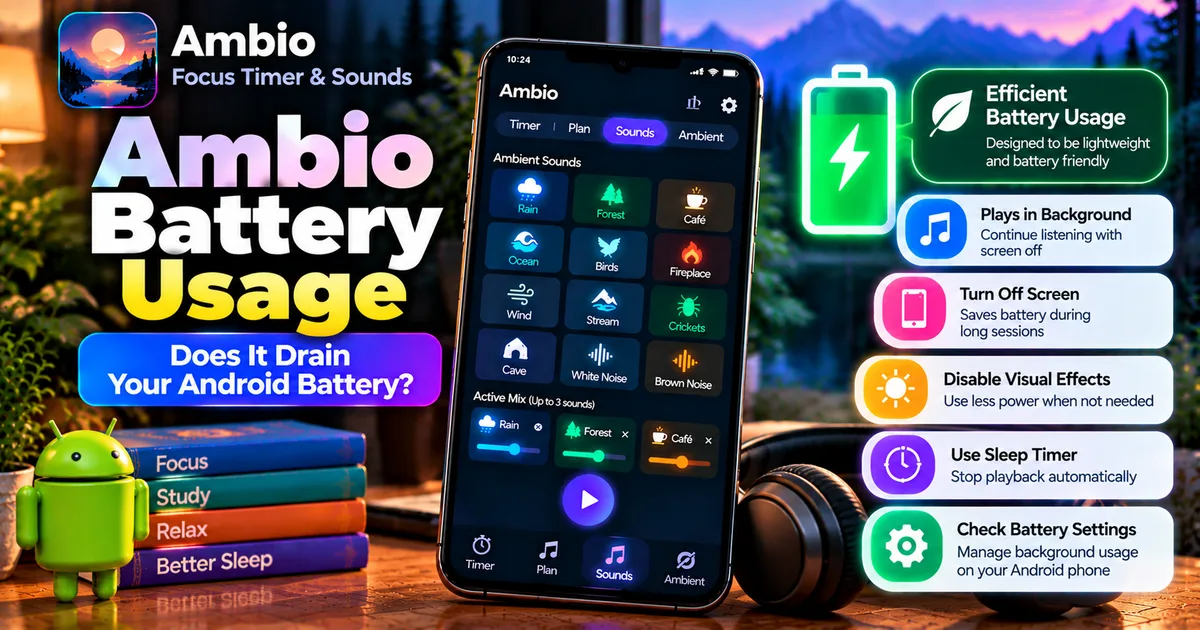 Ambio Battery Usage: Does It Drain Your Android Battery?
