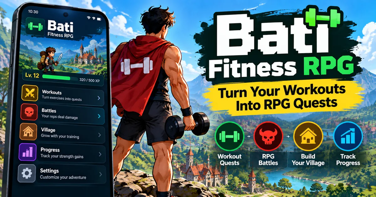 Bati Fitness RPG: Turn Your Workouts Into RPG Quests