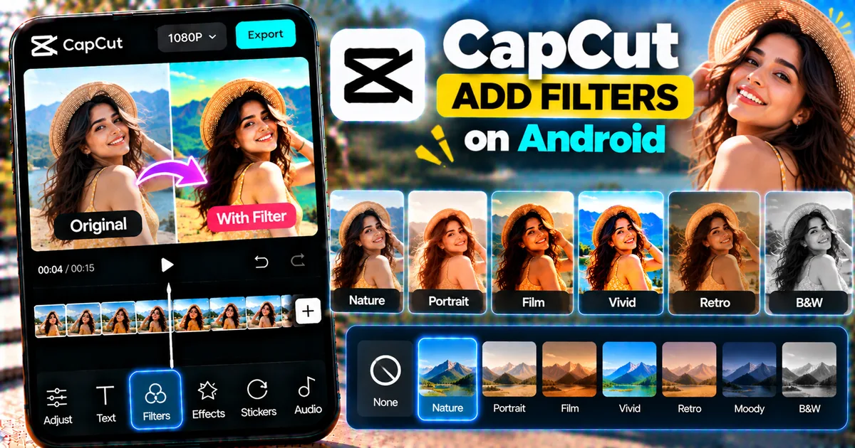 How to Add Filters in CapCut on Android