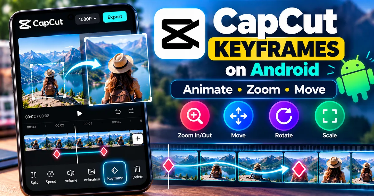 How to Add Keyframes in CapCut on Android: Beginner's Guide