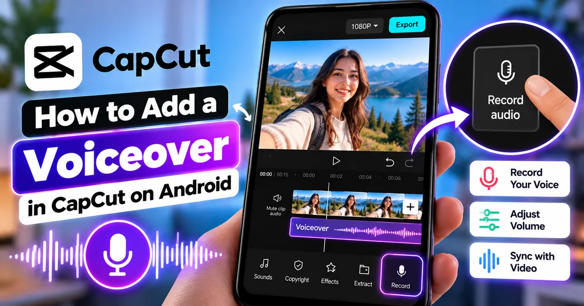 How to Add a Voiceover in CapCut on Android
