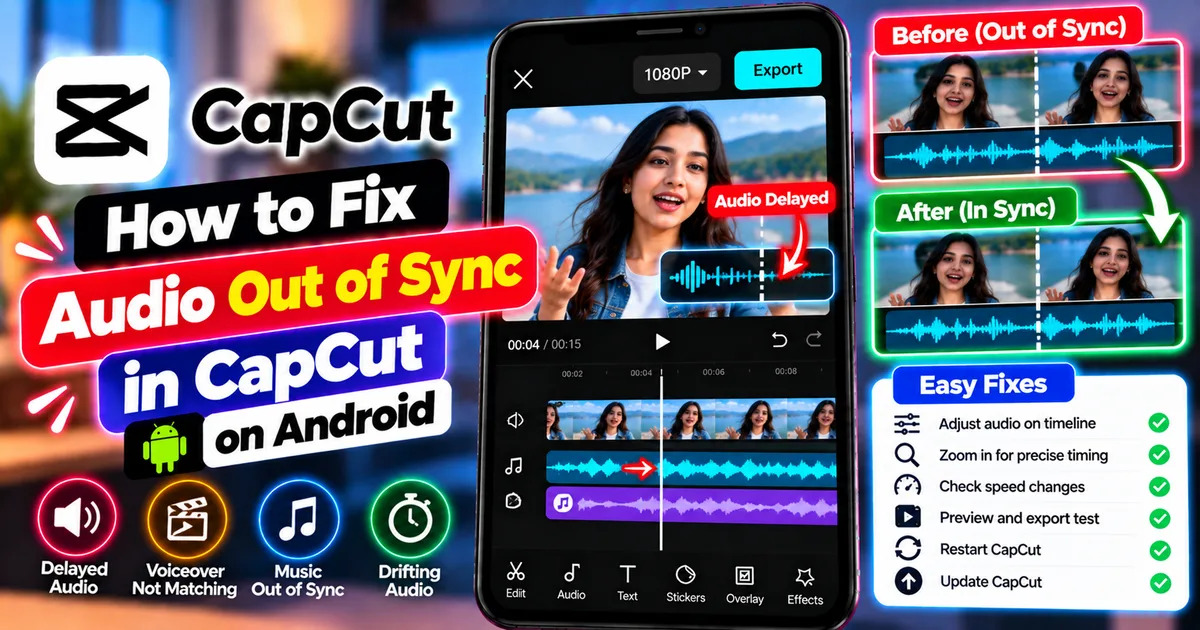 How to Fix Audio Out of Sync in CapCut on Android