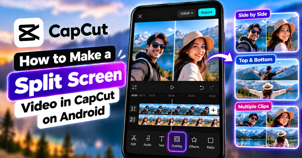 How to Make a Split Screen Video in CapCut on Android