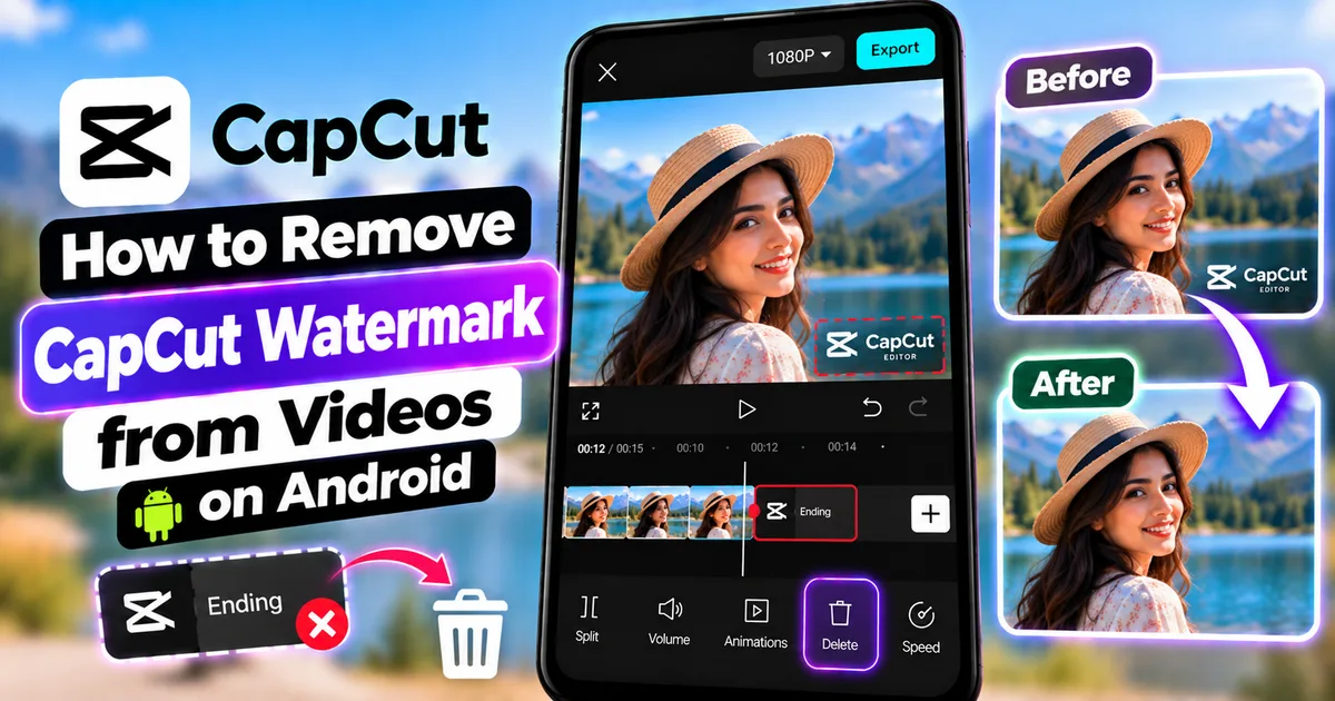 How to Remove CapCut Watermark from Videos on Android