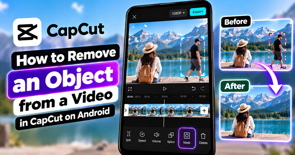 How to Remove an Object from a Video in CapCut on Android