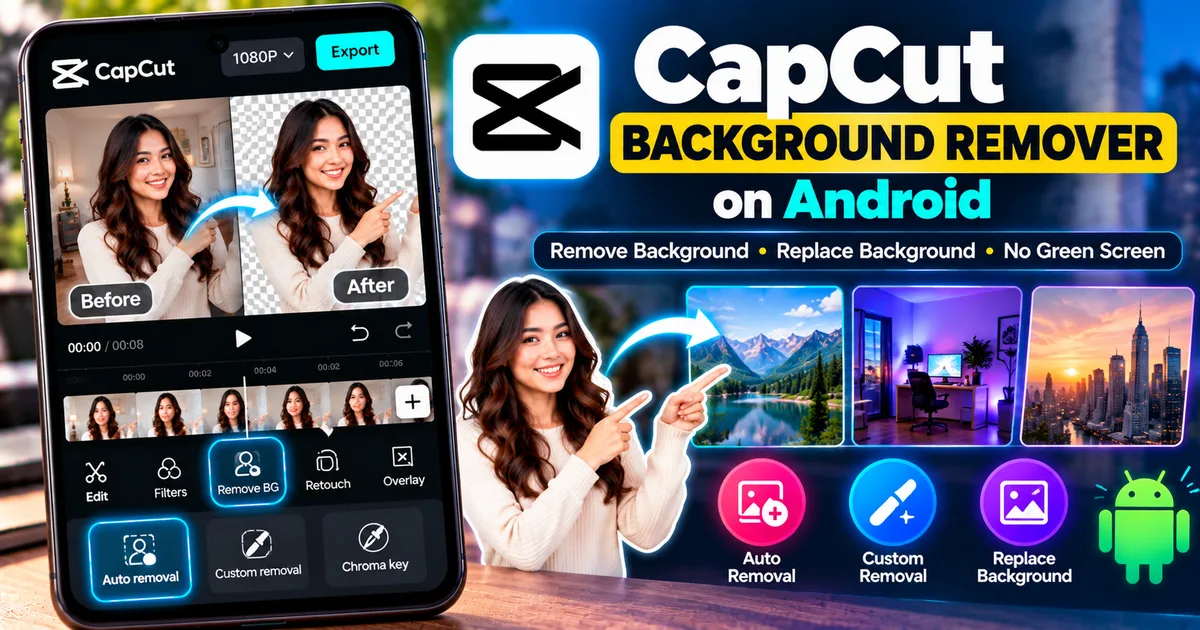 How to Remove Video Background in CapCut on Android