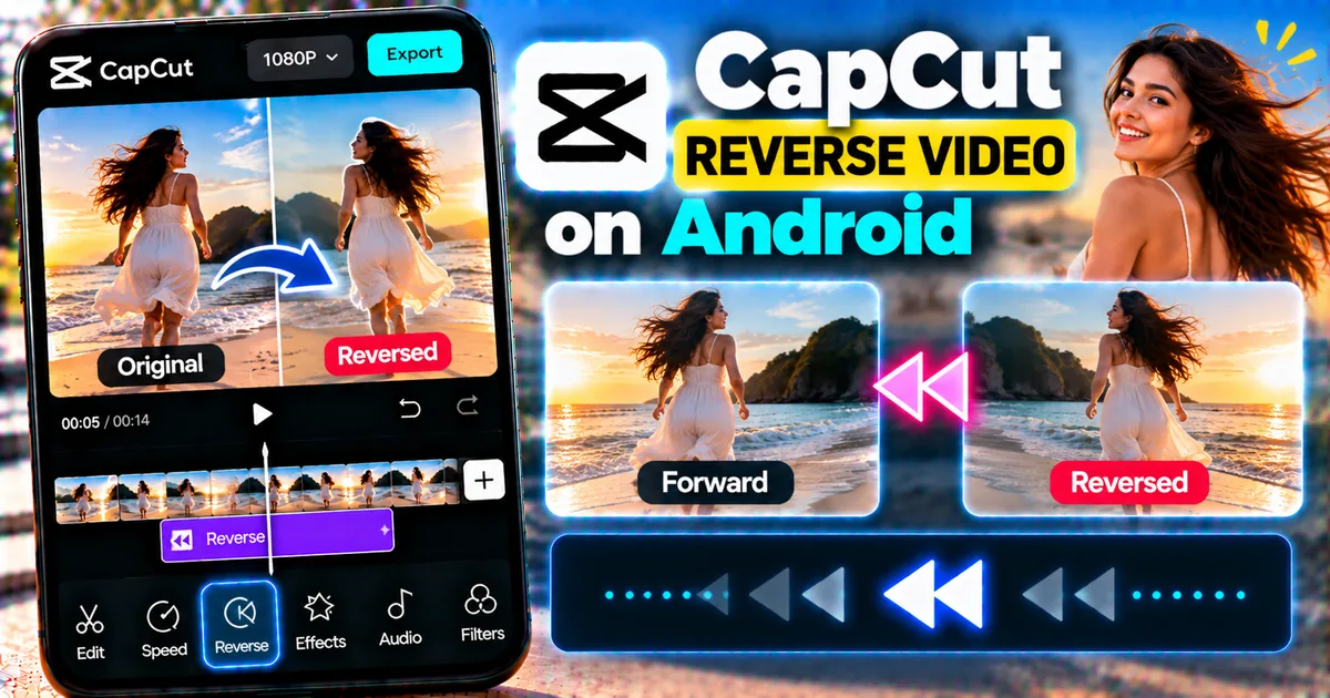How to Reverse a Video in CapCut on Android