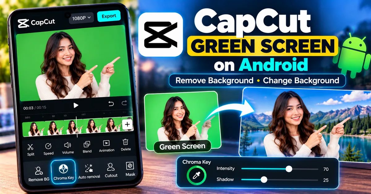 How to Use Green Screen in CapCut on Android