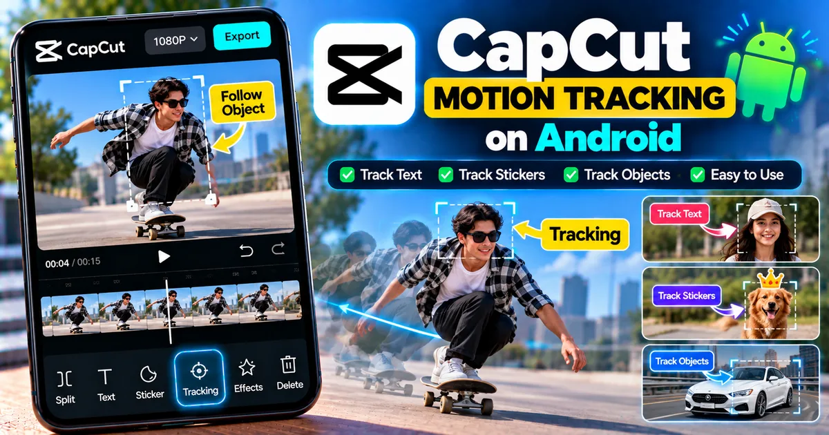 How to Use Motion Tracking in CapCut on Android