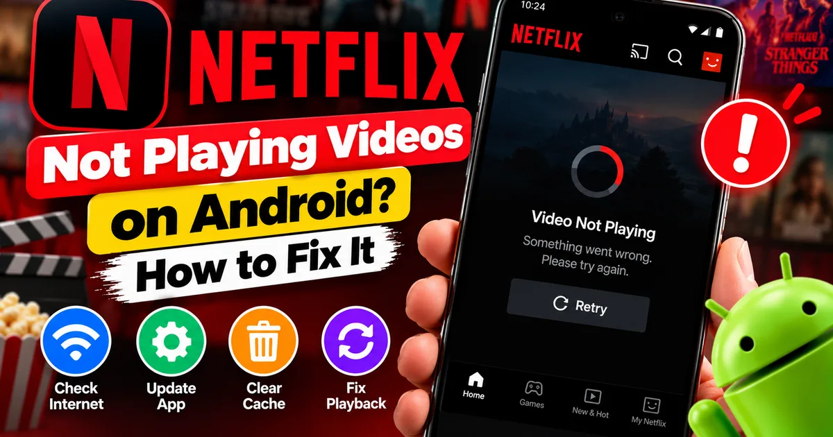 Netflix Not Playing Videos on Android? How to Fix It