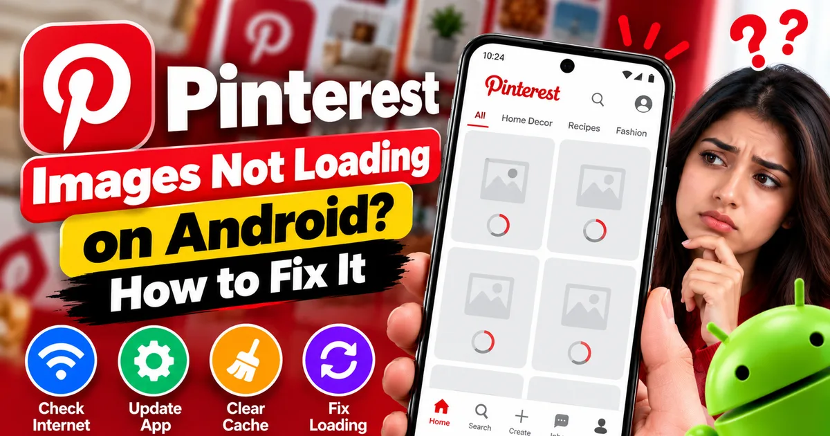 Pinterest Images Not Loading on Android? How to Fix It