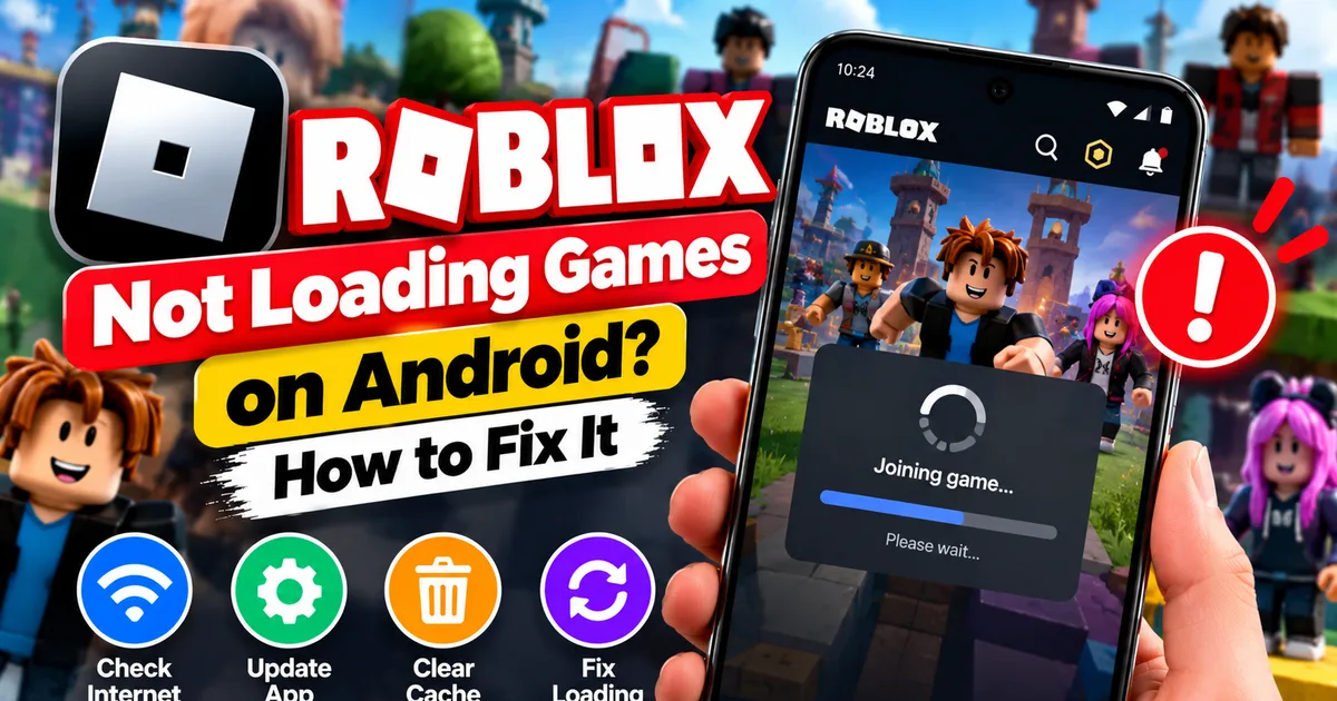 Roblox Not Loading Games on Android? How to Fix It