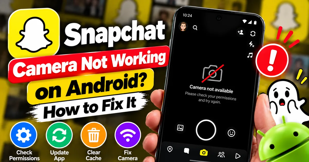Snapchat Camera Not Working on Android? How to Fix It